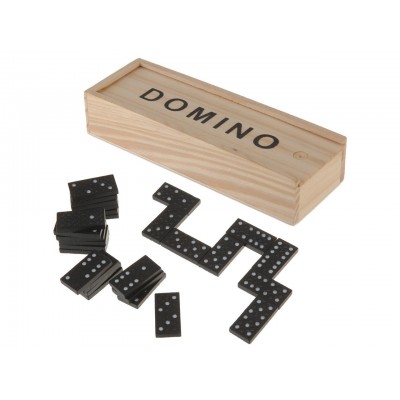 Домино в деревянной коробке 4*2*0,4 арт KZ4005